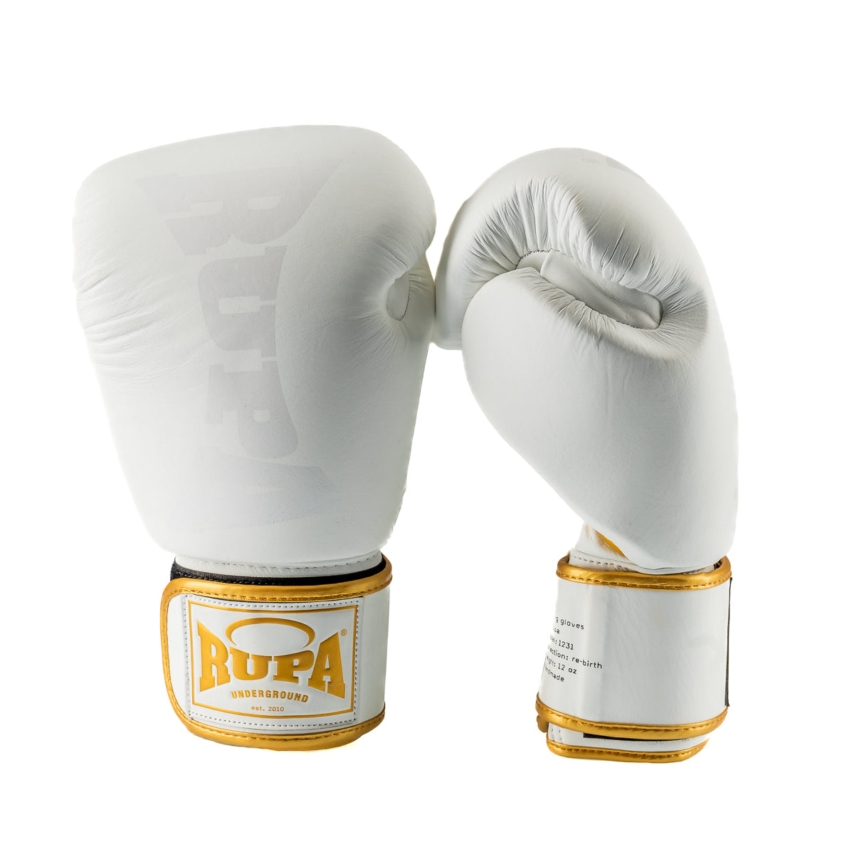 RUPA 1231 I Bright White / Gold | Boxing Gloves