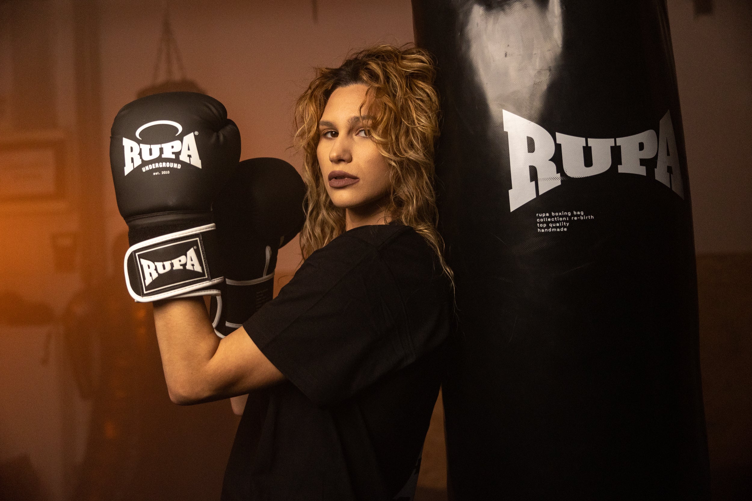 RUPA Jaro I Jet Black / White I Boxing gloves